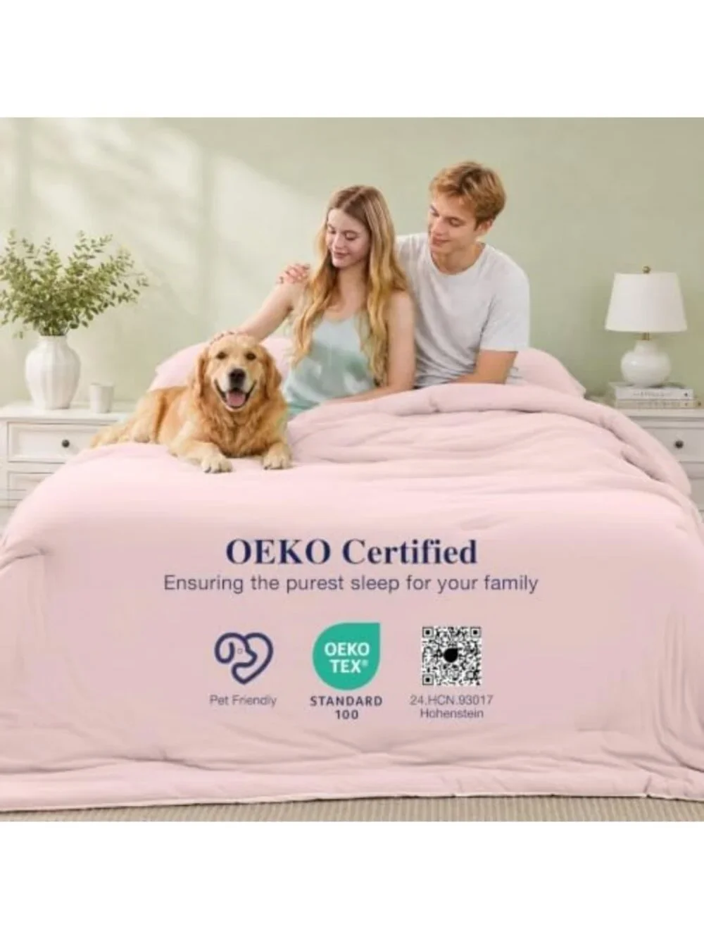 Lightweight Queen Cooling Comforter Set, Reversible Summer Bedding, ICY Surface